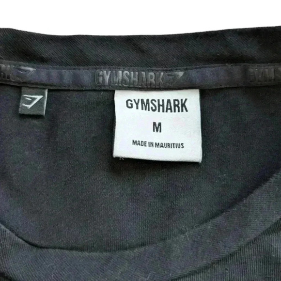 Gymshark Muscle Tank Mens M Active Gym Train Run Workout Black Green Graphic - Picture 7 of 11